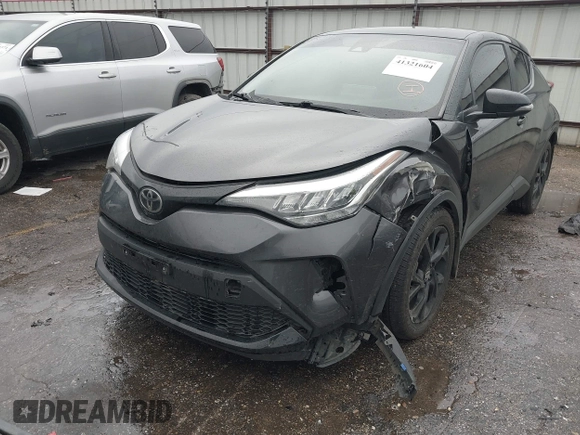 2021 Toyota C-HR LE with VIN JTNKHMBX0M1129080, listed as a IAAI auction lot 41321604 with 52,916 mi miles. Bid and sale history available at carsss.com. Image 17.