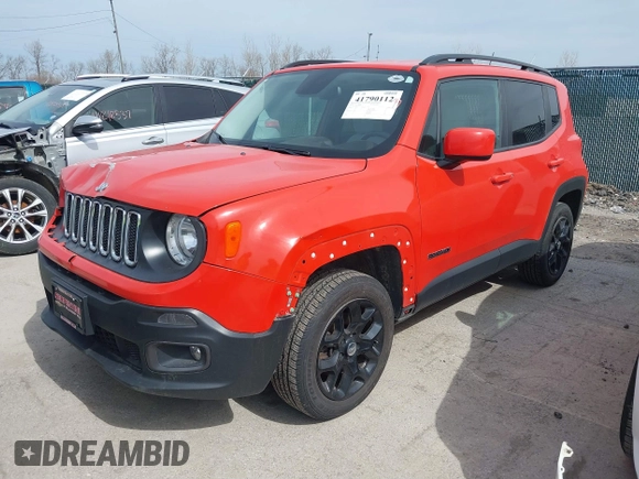 2017 Jeep Renegade Altitude z VIN ZACCJBBB5HPG34172, wystawiony jako IAAI lot #41790112 z przebiegiem 92 148 mil mil oraz . Historia ofert i sprzedaży dostępna na DreamBid. Obrazek 18.