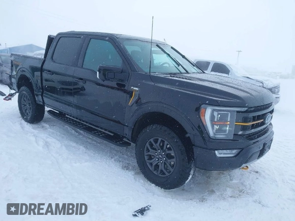2022 Ford F-150 XL with VIN 1FTEW1E89NFA37044, listed as a IAAI auction lot 41481404 with 33,033 mi miles. Bid and sale history available at carsss.com. Image 1.