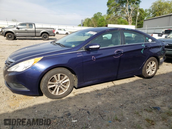 2014 Hyundai Sonata GLS with VIN 5NPEB4AC4EH912804, listed as a Copart auction lot 54137445 with 171,077 mi miles and Salvage Title. Bid and sale history available at carsss.com. Image 1.