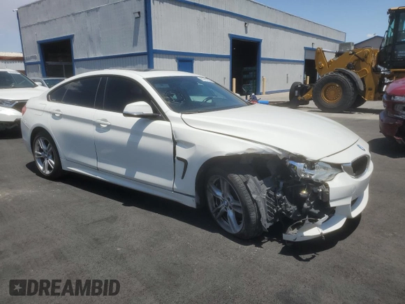 2015 BMW 4 Series 428i xDrive with VIN WBA4C9C50FG135058, listed as a Copart auction lot 60287555 with 86,809 mi miles and Salvage title. Bid and sale history available at DreamBid. Image 4.