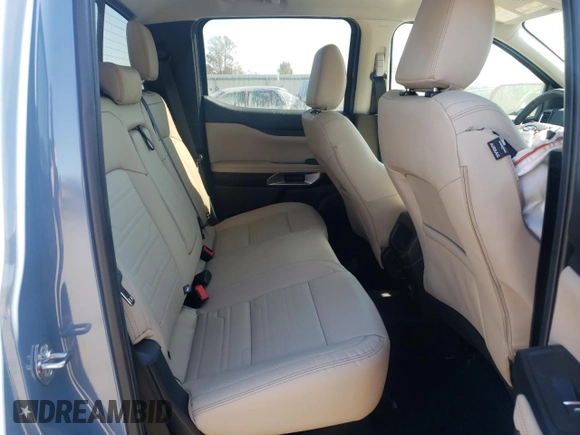 2024 Ford Ranger LARIAT with VIN 1FTER4KH6RLE12781, listed as a Copart auction lot 76406614 with 7,332 mi miles and Salvage Title. Bid and sale history available at carsss.com. Image 10.