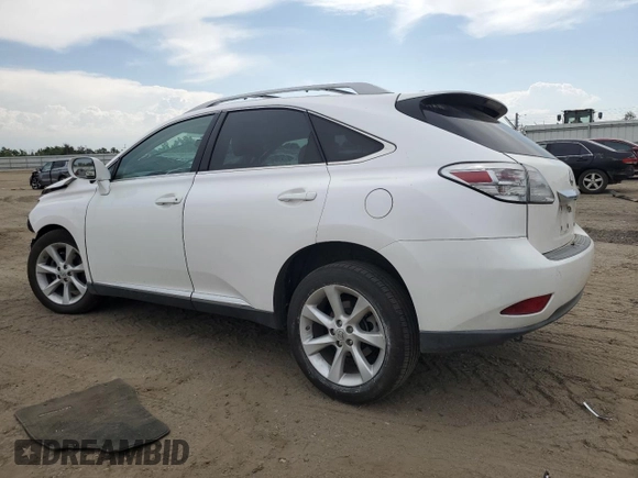 2011 Lexus RX 350 with VIN 2T2ZK1BA9BC057380, listed as a Copart auction lot 54950315 with Not Provided miles and Salvage Title. Bid and sale history available at DreamBid. Image 2.