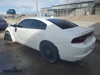 2016 Dodge Charger SXT with VIN 2C3CDXJG6GH189222, listed as a Copart auction lot 46176265 with 64,161 mi miles and Salvage Title. Bid and sale history available at carsss.com. Image 2.