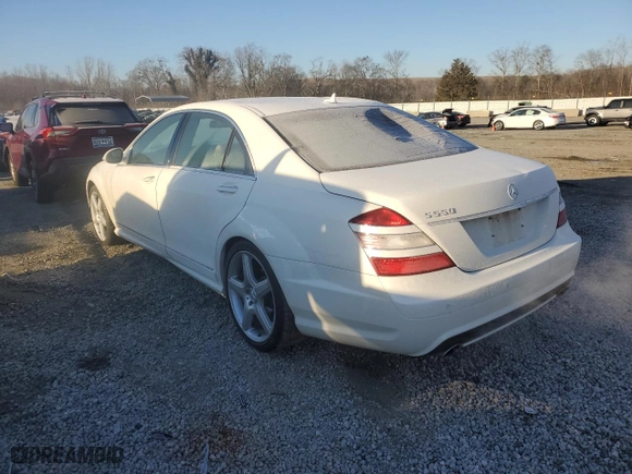 2009 Mercedes-Benz S-Class 5.5L V8 with VIN WDDNG71X39A272366, listed as a Copart auction lot 87468694 with 151,528 mi miles and Clean Title. Bid and sale history available at carsss.com. Image 2.