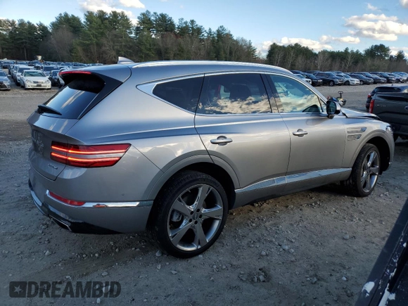 2024 Genesis GV80 z VIN KMUHCESC4RU180889, wystawiony jako Copart lot #80381564 z przebiegiem 18 919 mil mil oraz Szkoda całkowita • Salvage title. Historia ofert i sprzedaży dostępna na DreamBid. Obrazek 3.
