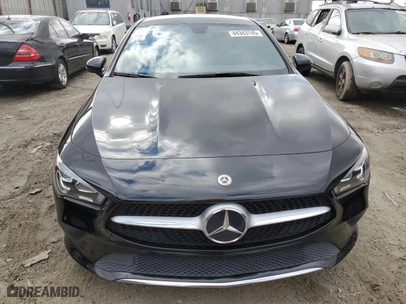 2021 Mercedes-Benz CLA with VIN W1K5J4GB5MN197523, listed as a Copart auction lot 44343745 with 54,579 mi miles and Salvage Title. Bid and sale history available at carsss.com. Image 5.