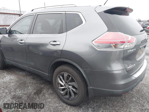 2015 Nissan Rogue SL with VIN 5N1AT2MT7FC863361, listed as a IAAI auction lot 41282002 with 145,914 mi miles. Bid and sale history available at carsss.com. Image 3.