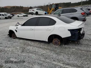 2019 Alfa Romeo Giulia Quadrifoglio with VIN ZARFAMEV7K7611582, listed as a Copart auction lot 45458235 with Not provided miles and Clean title. Bid and sale history available at DreamBid. Image 2.