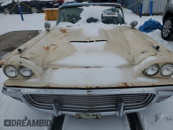 1959 Ford Thunderbird with VIN H9YJ108747, listed as a Copart auction lot 87245994 with 66,285 mi miles and Clean Title. Bid and sale history available at DreamBid. Image 11.