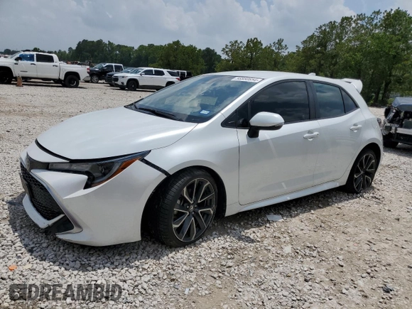 2021 Toyota Corolla Hatchback XSE with VIN JTNC4MBE4M3137749, listed as a Copart auction lot 56850654 with 37,791 mi miles and Clean Title. Bid and sale history available at carsss.com. Image 1.