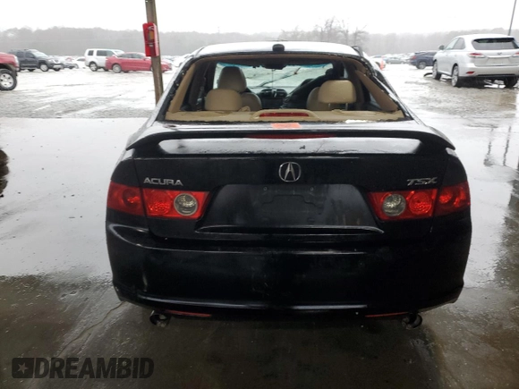 2008 Acura TSX Nav with VIN JH4CL96918C006087, listed as a Copart auction lot 43592125 with 222,073 mi miles and Salvage title. Bid and sale history available at DreamBid. Image 6.