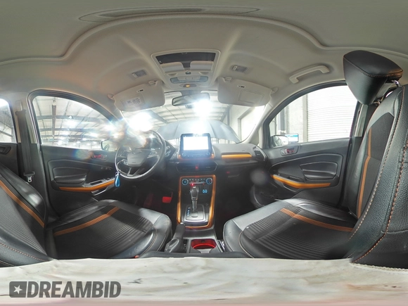2018 Ford EcoSport SES with VIN MAJ6P1CL1JC177518, listed as a Copart auction lot 52587045 with 35,166 mi miles and Salvage Title. Bid and sale history available at DreamBid. Image 16.