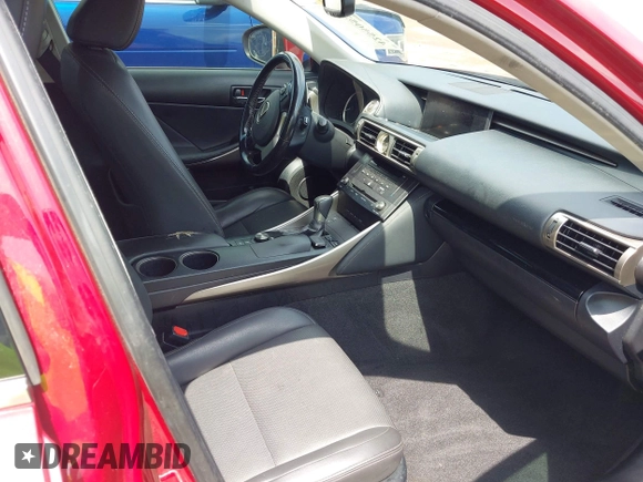 2015 Lexus IS 250 with VIN JTHBF1D23F5082146, listed as a IAAI auction lot 42550539 with 125,288 mi miles and . Bid and sale history available at DreamBid. Image 5.