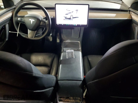 2023 Tesla Model Y Long Range z VIN 7SAYGDEE5PF619265, wystawiony jako Copart lot #48418655 z przebiegiem 42 233 mil mil oraz Szkoda całkowita • Salvage title. Historia ofert i sprzedaży dostępna na DreamBid. Obrazek 8.