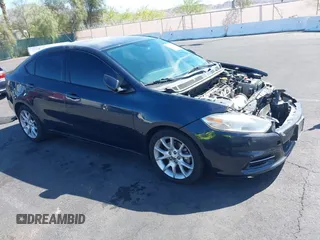 2013 Dodge Dart SXT with VIN 1C3CDFBA7DD297894, listed as a IAAI auction lot 42089111 with 153,423 mi miles. Bid and sale history available at carsss.com. Image 1.