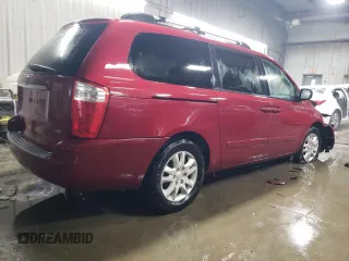 2008 Kia Sedona EX with VIN KNDMB233786244220, listed as a Copart auction lot 44936015 with 180,373 mi miles and Non Repairable. Bid and sale history available at carsss.com. Image 3.