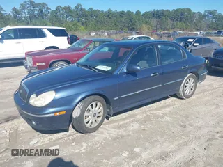 2003 Hyundai Sonata GLS with VIN KMHWF35H73A763880, listed as a IAAI auction lot 41563764 with 123,058 mi miles. Bid and sale history available at carsss.com. Image 2.