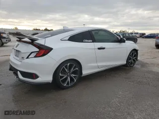 2019 Honda Civic Si Coupe with VIN 2HGFC3A53KH755222, listed as a Copart auction lot 83695234 with 38,654 mi miles and Salvage Title. Bid and sale history available at carsss.com. Image 3.