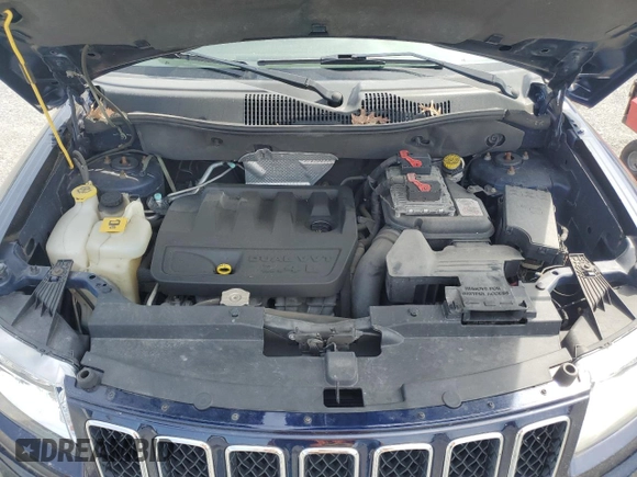 2012 Jeep Compass Sport with VIN 1C4NJDBB4CD600090, listed as a Copart auction lot 54076365 with 109,308 mi miles and Salvage Title. Bid and sale history available at carsss.com. Image 12.