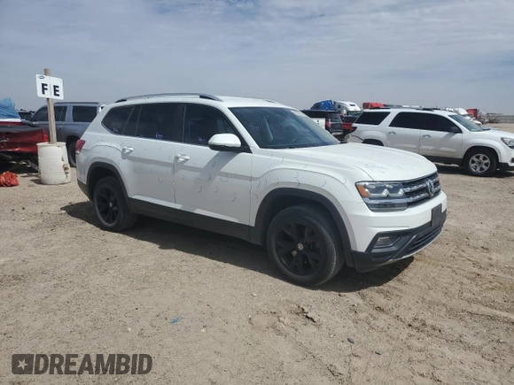 2018 Volkswagen Atlas SE with VIN 1V2CR2CAXJC562697, listed as a Copart auction lot 49345055 with 106,026 mi miles and Clean title. Bid and sale history available at DreamBid. Image 4.