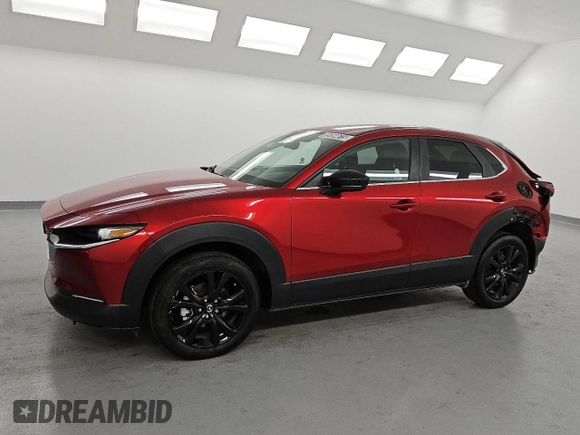 2024 Mazda CX-30 S Select Sport z VIN 3MVDMBBM1RM626327, wystawiony jako Copart lot #59764615 z przebiegiem 29 529 mil mil oraz Szkoda całkowita • Salvage title. Historia ofert i sprzedaży dostępna na DreamBid. Obrazek 1.
