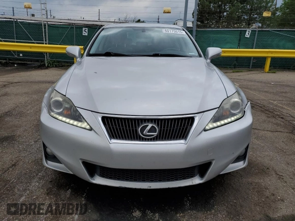 2012 Lexus IS 250 z VIN JTHCF5C27C5055895, wystawiony jako Copart lot #60175615 z przebiegiem 280 510 mil mil oraz Szkoda całkowita • Salvage title. Historia ofert i sprzedaży dostępna na DreamBid. Obrazek 5.
