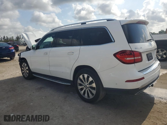 2017 Mercedes-Benz GLS 450 z VIN 4JGDF6EE4HA909349, wystawiony jako Copart lot #55535535 z przebiegiem 57 360 mil mil oraz Szkoda całkowita • Salvage title. Historia ofert i sprzedaży dostępna na DreamBid. Obrazek 2.