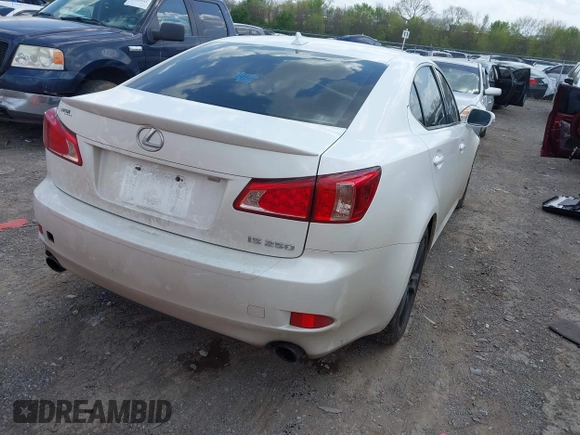 2011 Lexus IS 250 with VIN JTHBF5C24B5133687, listed as a IAAI auction lot 42013015 with 116,939 mi miles. Bid and sale history available at carsss.com. Image 4.