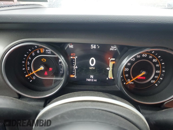 2018 Jeep Wrangler Unlimited Sport S с VIN 1C4HJXDG5JW171809, выставлен на аукционе Copart как лот 57834345 с пробегом 74 012 миль миль и Списание • Salvage title. История ставок и продаж доступна на DreamBid. Изображение 9.
