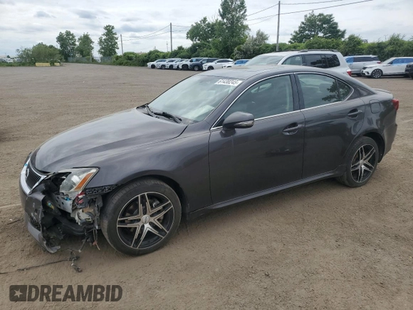 2009 Lexus IS 250 with VIN JTHCK262195028304, listed as a Copart auction lot 61438245 with 152,572 mi miles and Salvage title. Bid and sale history available at DreamBid. Image 1.