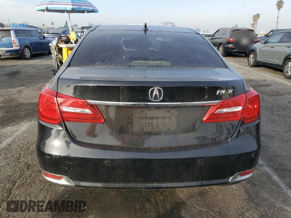 2017 Acura RLX Hybrid Advance with VIN JH4KC2F97HC000135, listed as a Copart auction lot 85728164 with 109,245 mi miles and Non Repairable. Bid and sale history available at carsss.com. Image 6.