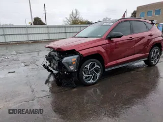 2024 Hyundai Kona N Line z VIN KM8HACA3XRU055454, wystawiony jako Copart lot #51841935 z przebiegiem 22 371 mil mil oraz Szkoda całkowita • Salvage title. Historia ofert i sprzedaży dostępna na DreamBid. Obrazek 14.