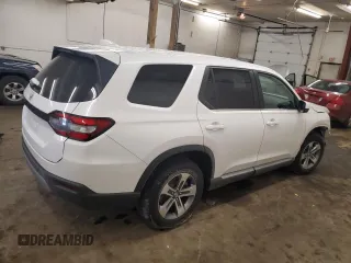 2023 Honda Pilot EX-L 7 Passenger with VIN 5FNYG1H57PB043377, listed as a Copart auction lot 43506005 with 0 mi miles and Salvage Title. Bid and sale history available at carsss.com. Image 3.