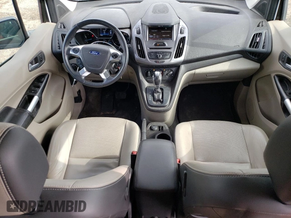 2015 Ford Transit Connect XLT with VIN NM0AE8F78F1204635, listed as a Copart auction lot 67088024 with 24,665 mi miles and Salvage title. Bid and sale history available at DreamBid. Image 8.