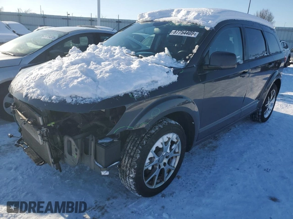 2015 Dodge Journey R/T z VIN 3C4PDDEG4FT612004, wystawiony jako Copart lot #87754405 z przebiegiem 125 479 mil mil oraz Szkoda całkowita • Salvage title. Historia ofert i sprzedaży dostępna na DreamBid. Obrazek 1.
