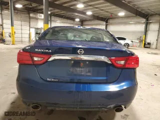2017 Nissan Maxima SV with VIN 1N4AA6AP1HC423699, listed as a Copart auction lot 87212274 with 66,468 mi miles and Salvage Title. Bid and sale history available at carsss.com. Image 6.