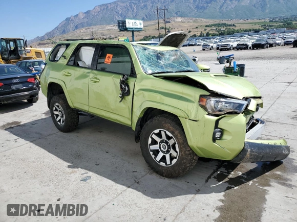 2023 Toyota 4Runner TRD Off Road Premium with VIN JTERU5JR6P6110477, listed as a Copart auction lot 58771685 with Not provided miles and Salvage title. Bid and sale history available at DreamBid. Image 4.
