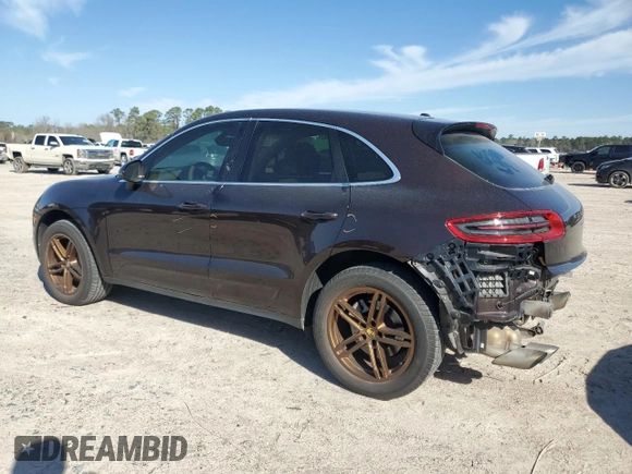 2015 Porsche Macan S with VIN WP1AB2A5XFLB58873, listed as a Copart auction lot 46491035 with 116,495 mi miles and Salvage title. Bid and sale history available at DreamBid. Image 2.