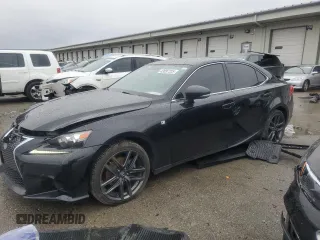 2014 Lexus IS 250 with VIN JTHCF1D2XE5014168, listed as a Copart auction lot 43897225 with 147,657 mi miles and Salvage Title. Bid and sale history available at carsss.com. Image 1.