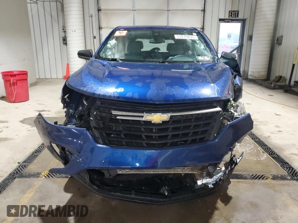 2022 Chevrolet Equinox LS z VIN 3GNAXSEV9NS170493, wystawiony jako Copart lot #57219235 z przebiegiem Nie podano mil oraz Szkoda całkowita • Salvage title. Historia ofert i sprzedaży dostępna na DreamBid. Obrazek 5.