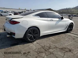 2017 Infiniti Q60 Premium with VIN JN1EV7EKXHM361205, listed as a Copart auction lot 54614045 with 72,887 mi miles and Salvage title. Bid and sale history available at DreamBid. Image 3.