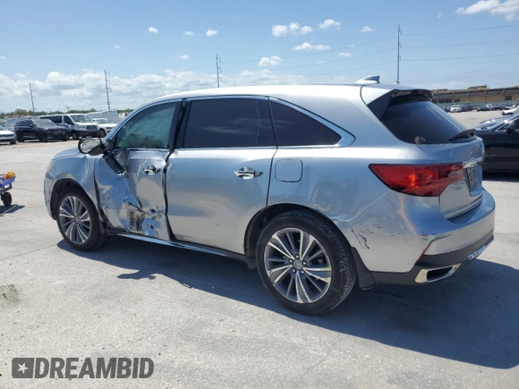 2018 Acura MDX Technology z VIN 5J8YD3H54JL001100, wystawiony jako Copart lot #54746845 z przebiegiem Nie podano mil oraz Szkoda całkowita • Salvage title. Historia ofert i sprzedaży dostępna na DreamBid. Obrazek 2.