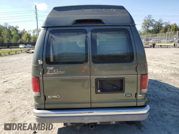 2002 Ford Econoline Cargo with VIN 1FDRE14W62HB15506, listed as a Copart auction lot 74686494 with 253,296 mi miles and Salvage Title. Bid and sale history available at DreamBid. Image 6.