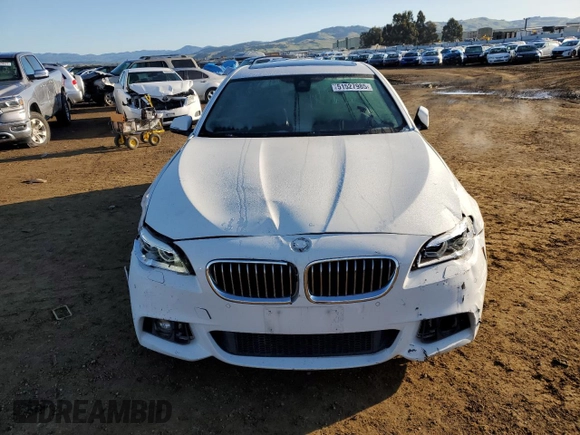 2014 BMW 5 Series 535i with VIN WBA5B1C58ED481559, listed as a Copart auction lot 51527985 with 121,887 mi miles and Salvage Title. Bid and sale history available at carsss.com. Image 5.