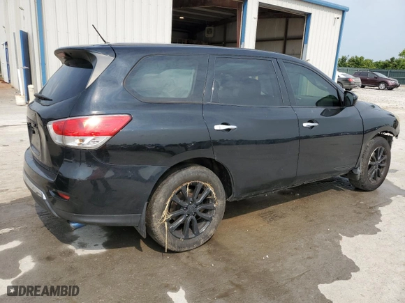 2014 Nissan Pathfinder S with VIN 5N1AR2MN1EC681184, listed as a Copart auction lot 64416684 with 205,516 mi miles and Salvage Title. Bid and sale history available at carsss.com. Image 3.