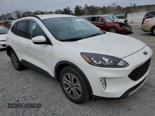 2021 Ford Escape SEL with VIN 1FMCU9H9XMUA23479, listed as a Copart auction lot 77737584 with 54,705 mi miles and Salvage Title. Bid and sale history available at DreamBid. Image 4.