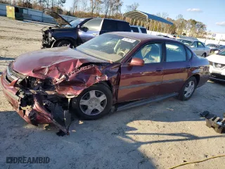 2002 Chevrolet Impala with VIN 2G1WF55E829200099, listed as a Copart auction lot 82786754 with 103,244 mi miles and Salvage Title. Bid and sale history available at carsss.com. Image 1.