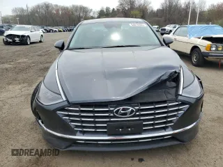 2023 Hyundai Sonata Hybrid Blue with VIN KMHL24JJ1PA067230, listed as a Copart auction lot 54816005 with 23,925 mi miles and Salvage Title. Bid and sale history available at carsss.com. Image 5.