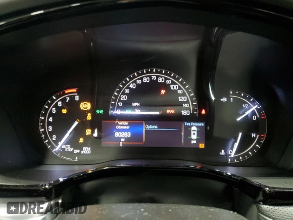 2018 Cadillac XT5 Premium Luxury AWD with VIN 1GYKNFRS7JZ104736, listed as a Copart auction lot 52029565 with 80,263 mi miles and Salvage title. Bid and sale history available at DreamBid. Image 9.